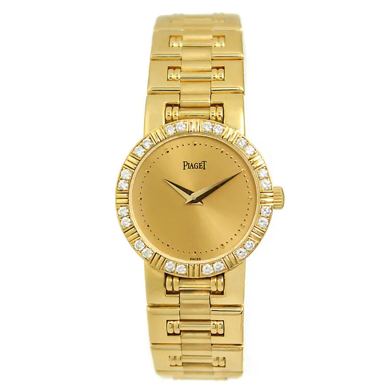 Piaget Dancer Watch In 18K Rose Gold With Diamond-Set Bezel 1