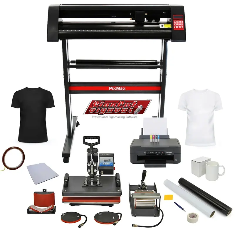 Pixmax Da Vinci Bundle 5 In 1 Heat Press, Vinyl Cutter, Printer 1