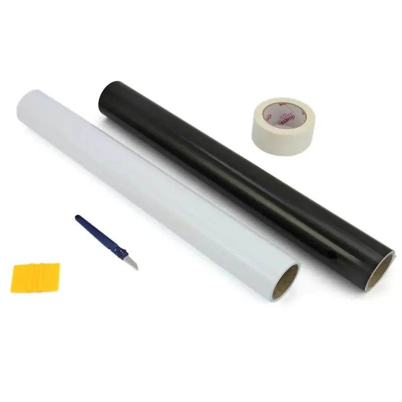 Pixmax Vinyl Application Starter Pack – Includes Vinyl Sheets, Squeegee, Precision Knife, And Application Tape 1