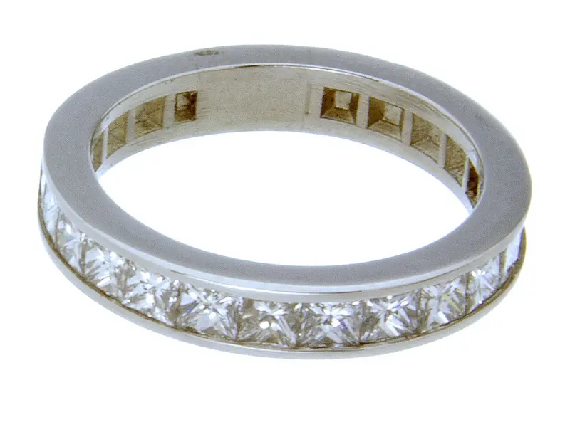 Platinum Diamond Anniversary Band – 1.82Ct Total Weight 1