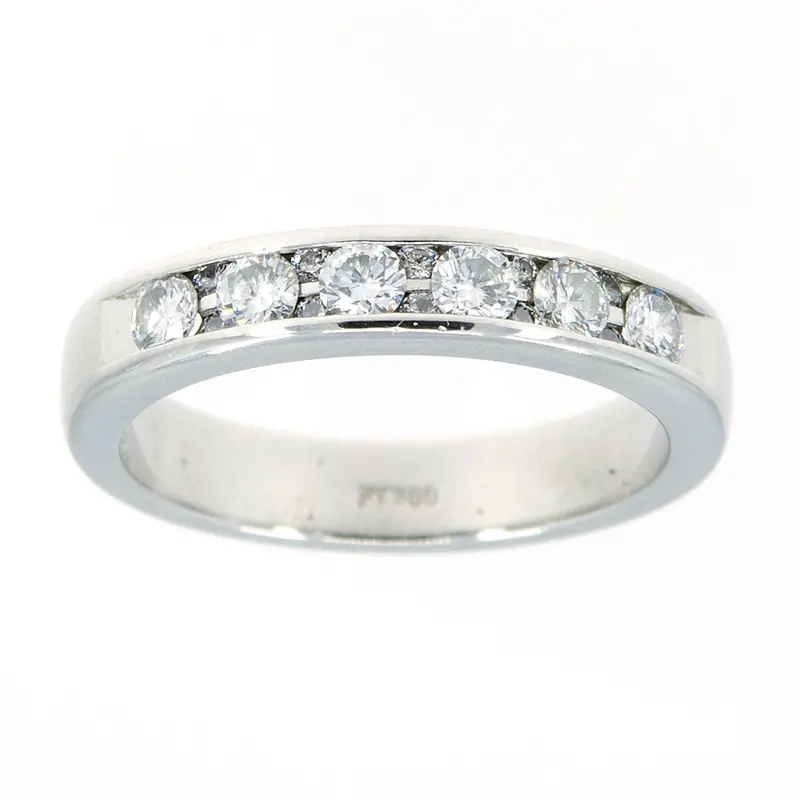 Platinum Half-Carat Diamond Wedding Band 1