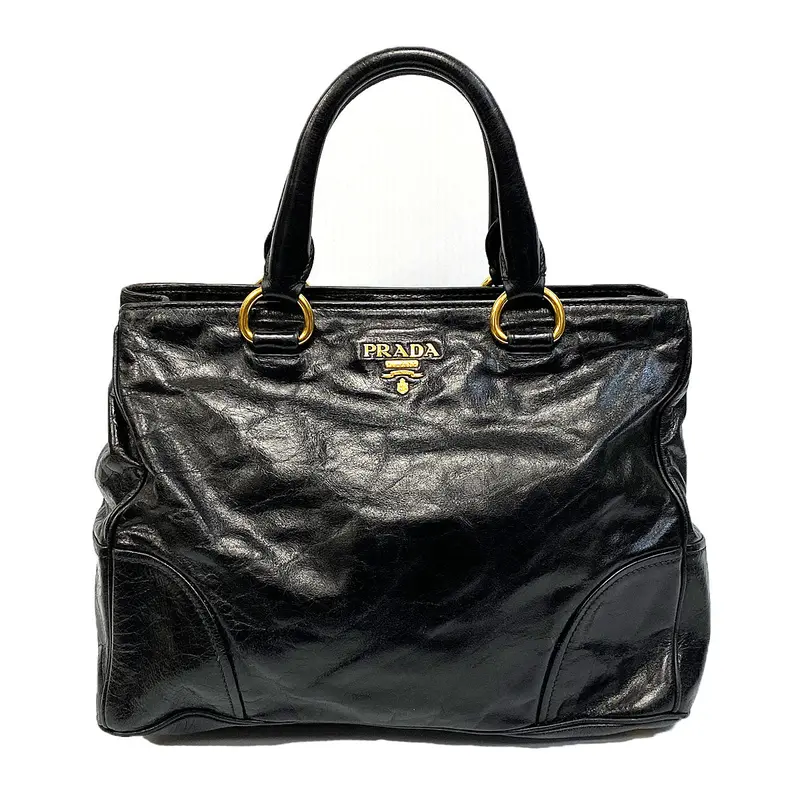 Prada Black Crossbody Saffiano Leather Bag – Minimalist Design 1