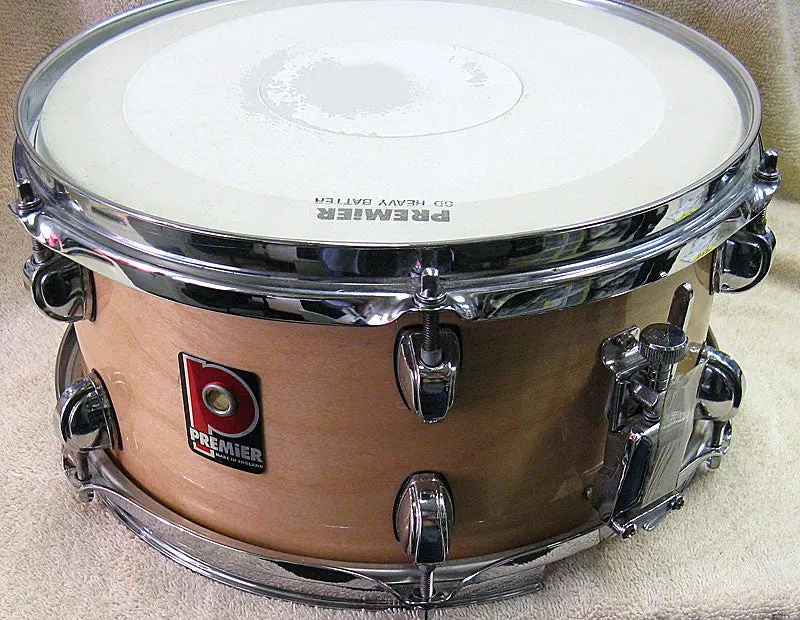 Premier Natural Maple Snare Drum – Handcrafted Vintage Tone 1