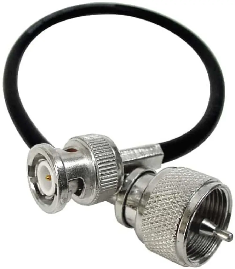 Procomm 1Shbn Bnc Male To Pl259 Coaxial Adapter Cable 1