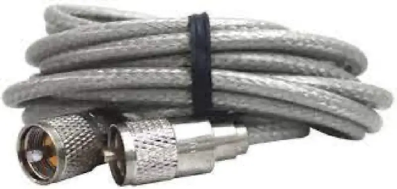 Procomm Pr18-8Xc Pre-Made Rg8X Coaxial Cable – 18-Foot, Mini Clear Jacket 1