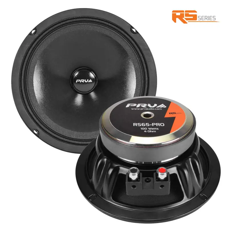Prv Audio Rs65-Pro 6.5-Inch Full-Range Speaker – Stamped Steel Basket, 1-Inch Voice Coil, 100W Rms, 4 Ohms 1