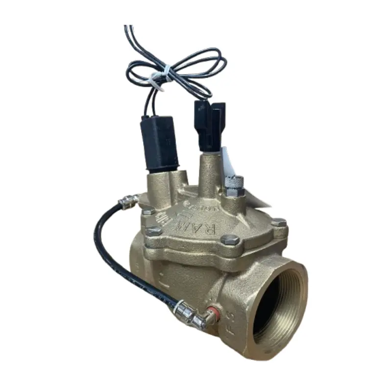 Rain Bird 200-Efb-Cp – 2-Inch Brass Inline Valve With Flow Control – Female Pipe Thread 1