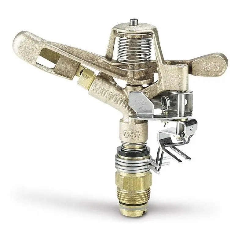 Rain Bird 35A-Tnt 3/4-Inch Brass Impact Sprinkler With Flow/Pressure Control 1