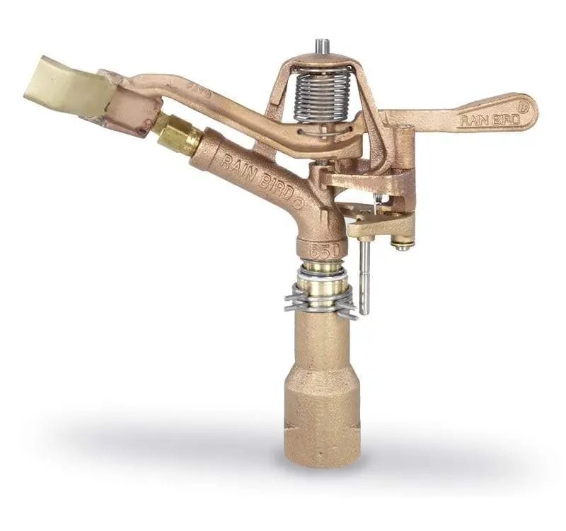 Rain Bird 65Pj-Adj-Tnt 1-Inch Brass Impact Sprinkler With Fipt Threads 1
