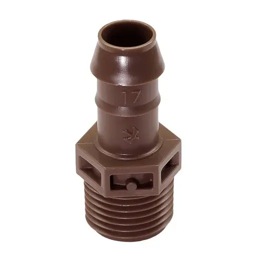 Rain Bird Xffma050 Xf Series Drip Irrigation Adapter – 17Mm To 1/2-Inch Male Pipe Thread 1