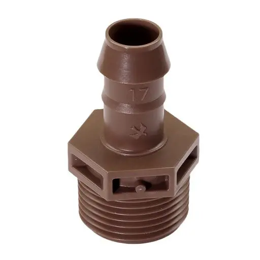 Rain Bird Xffma075 Xf Series Drip Irrigation Adapter – 17Mm To 3/4-Inch Male Pipe Thread 1