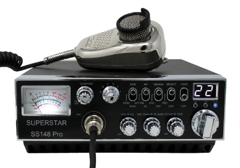Ranger Ss148Pro 300W Am/Fm Base Station Radio – Talkback Function & Large Analog Meter 1