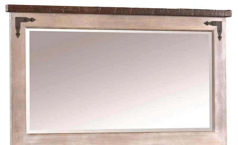 Reclaimed Wood Farmhouse Dresser Mirror – Amish Crafted 1