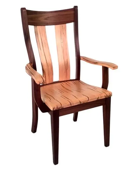 Richfield Amish Upholstered Arm Chair – Artisan-Crafted Comfort Seat 1