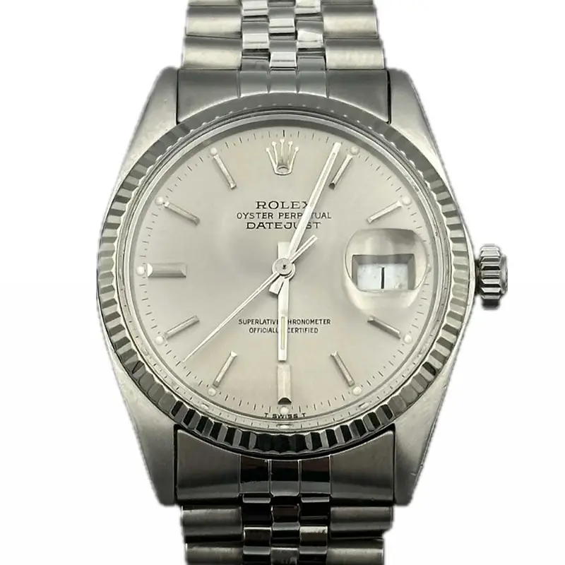 Rolex Datejust 36Mm Stainless Steel Gray Dial Watch 1