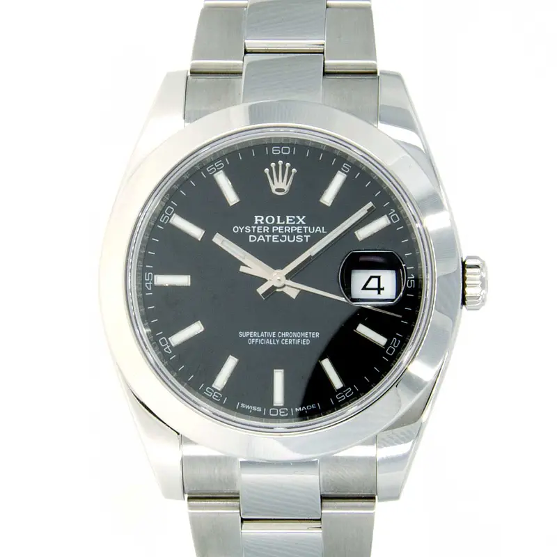 Rolex Datejust 41 Black Dial Watch – 2017 Production With Box And Papers 1