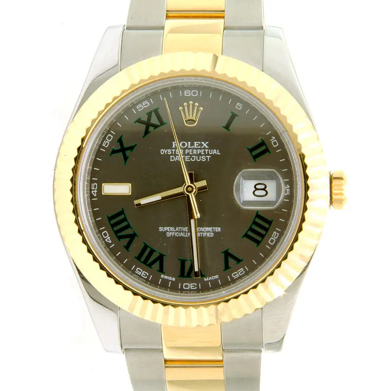 Rolex Datejust Ii 41Mm Automatic Watch With Slate Grey Dial 1