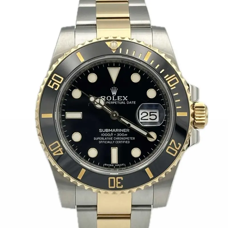 Rolex Submariner Date 41Mm Stainless Steel And 18K Gold Black Dial (2017, Box & Papers) 1
