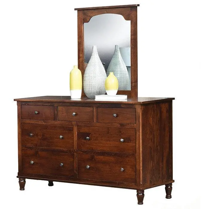 Roxanne Dresser And Matching Mirror – Amish Bedroom Set 1