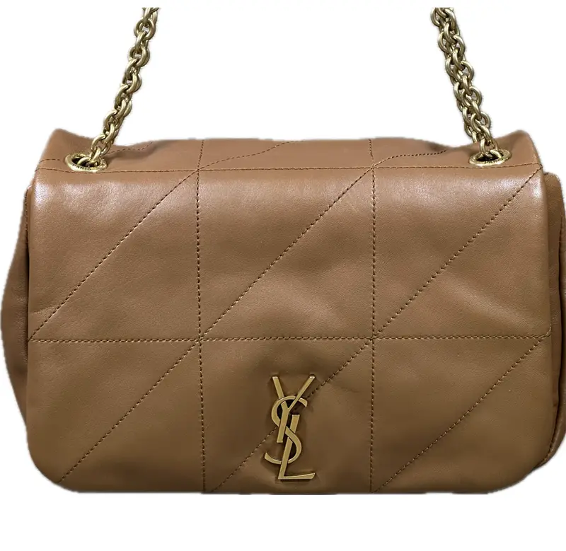 Saint Laurent Jamie 4.3 Small Quilted Shoulder Bag – Madder Brown Smooth Leather 1