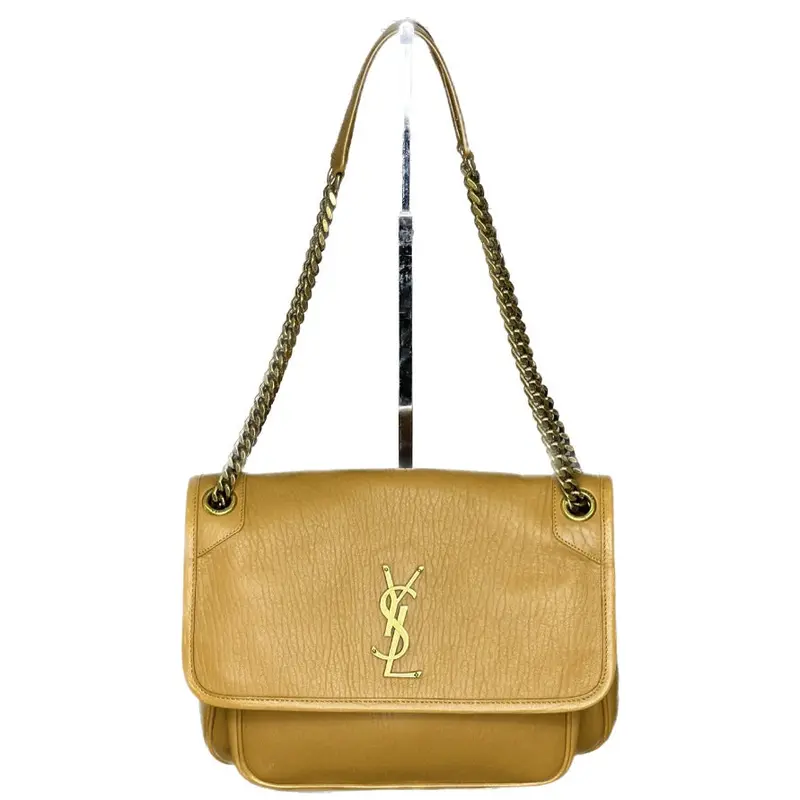Saint Laurent Niki Medium Bag – Grained Lambskin In Dark Sun Hue 1