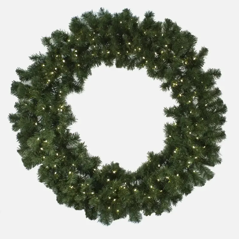 Seasonal Source 36-Inch Pre-Lit Led Wreath – Festive Holiday Decoration 1