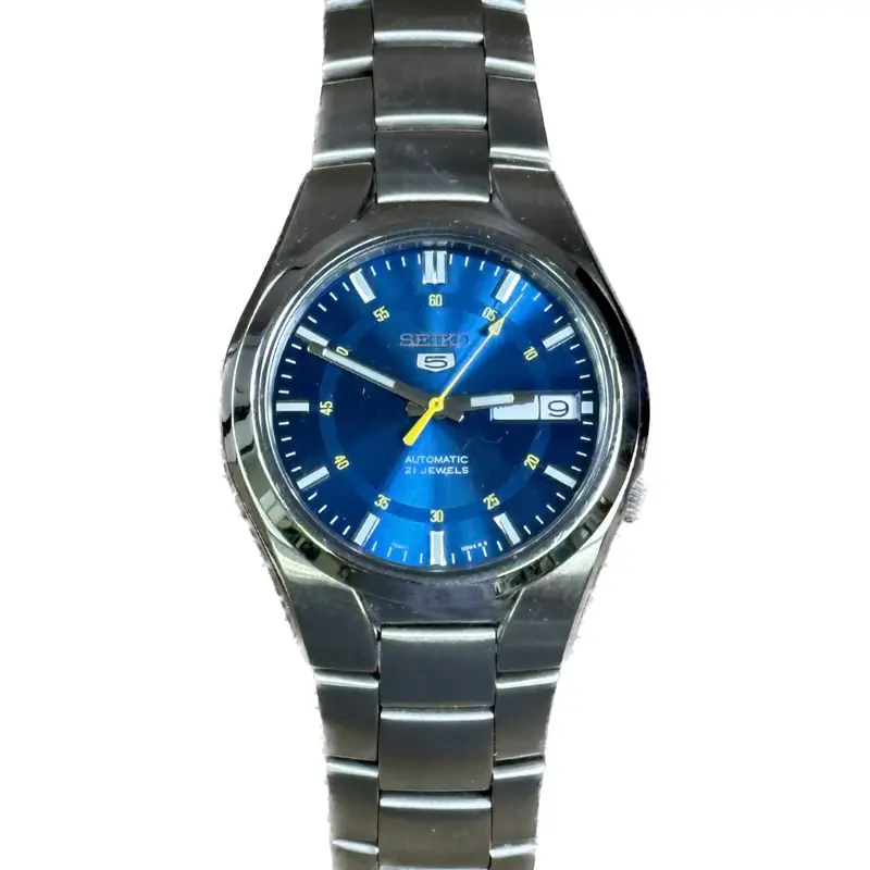 Seiko 5 Sports Snk615 Automatic Watch – Blue Dial, Stainless Steel 1