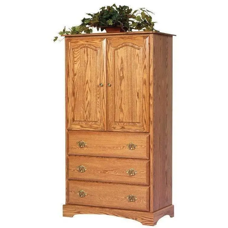 Sierra Classic Amish Full-Height Armoire 1