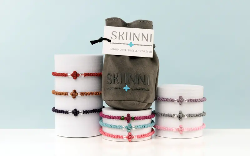 Skiinni Woven Bracelet Trio – Handcrafted Minimalist Jewelry Set (3-Pack) 1