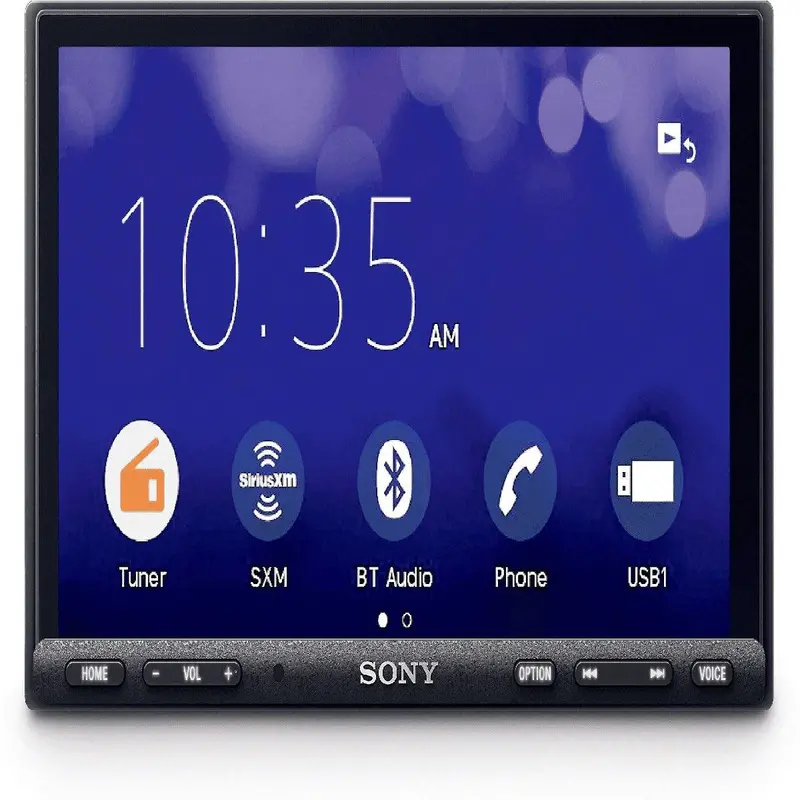 Sony Xav-Ax7000 6.95-Inch Double-Din Receiver With Built-In 4-Channel 100W Amplifier, Carplay, And Android Auto 1