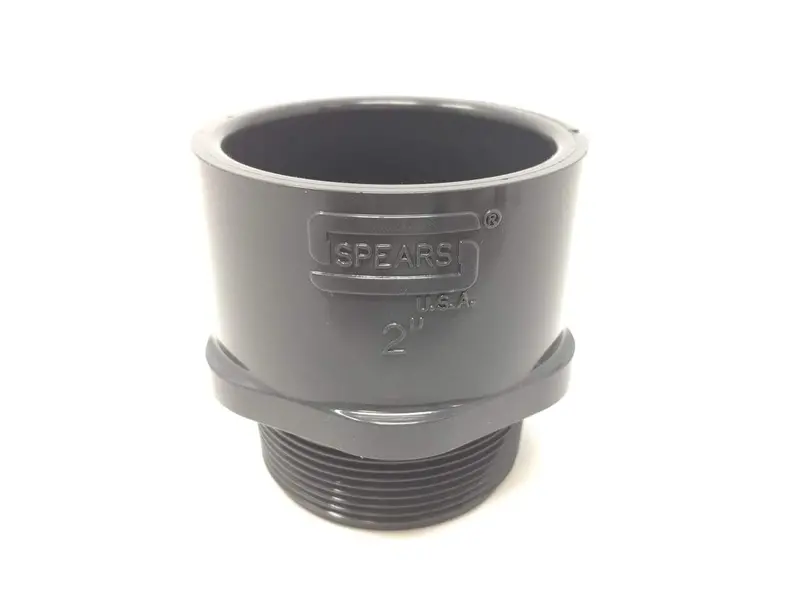 Spears 2-Inch Schedule 80 Pvc Male Pipe Thread To Socket Adapter (Model 836-020) 1