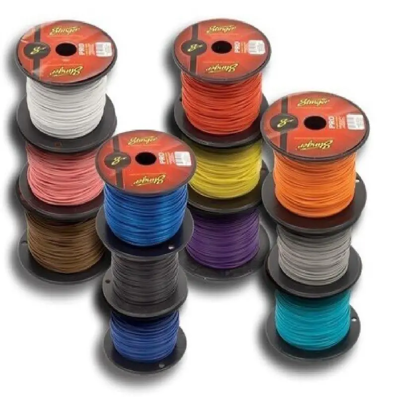 Stinger 18-Gauge True Gauge Primary Wire – 500 Feet, Pink Stranded Copper Cable 1