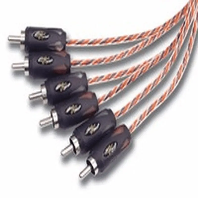 Stinger Si4617 4000-Series 6-Channel Rca Cable – 17-Foot Length 1