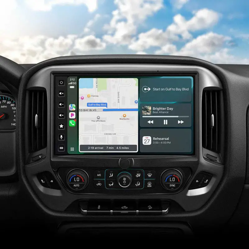 Stinger Srx-Gm14128 12.8-Inch Wireless Carplay & Android Auto Head Unit For Chevy/Gmc Trucks (2014–2019) 1