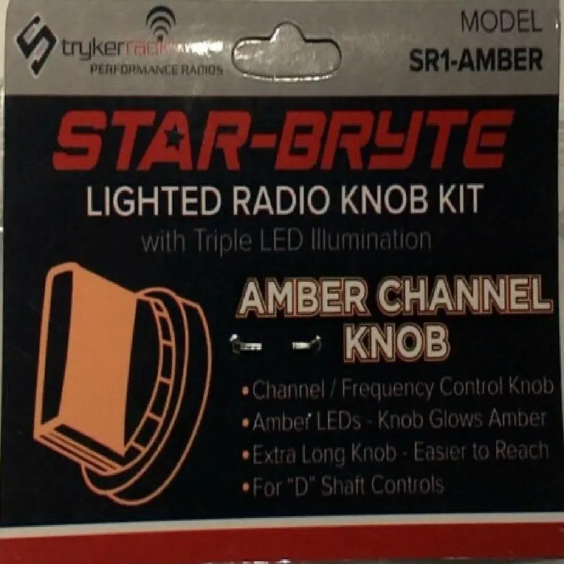 Stryker Amber Illuminated Channel Nitro Knob – Sr1Amber 1