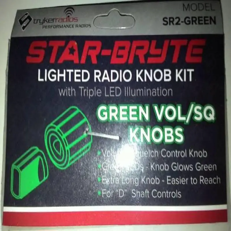 Stryker Green Illuminated Dual Nitro Knob – Sr2Green 1
