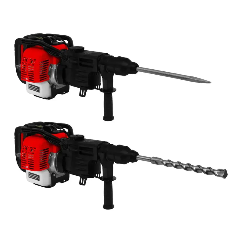 T-Mech 2-Stroke Petrol Hammer Drill For Concrete And Masonry Applications 1