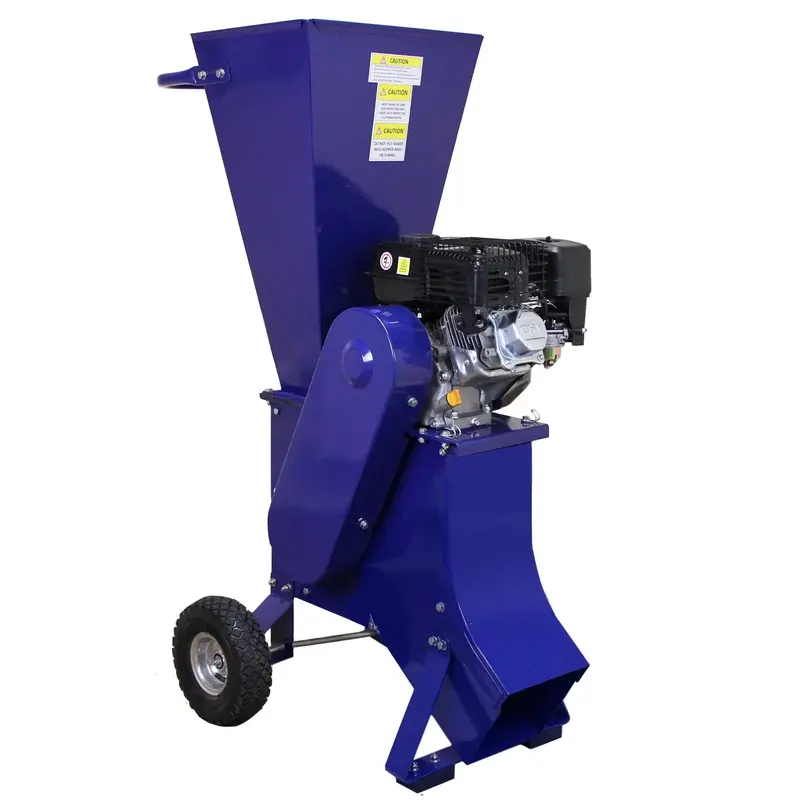 T-Mech 5-Ton Log Splitter (370Mm) With 6.5Hp Wood Chipper Bundle 1
