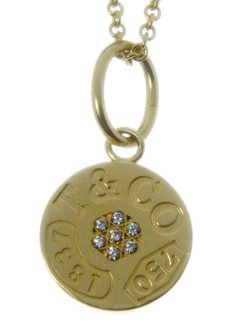 Tiffany & Co. 1837 Diamond Circle Pendant 1