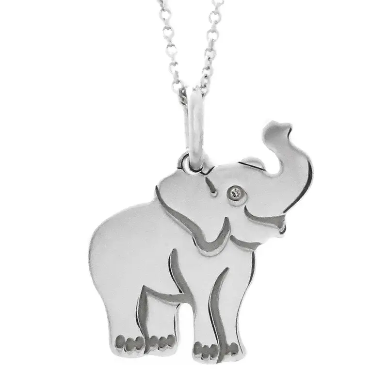 Tiffany & Co. Elephant Never Forgets Charm – Sterling Silver Keepsake 1
