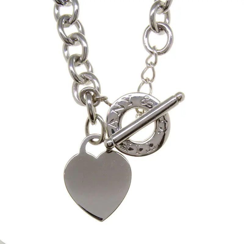 Tiffany & Co. Heart Charm Toggle Necklace – 18K Rose Gold 1