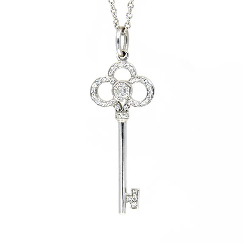 Tiffany & Co. Keys Collection Crown Key Pendant In 18K Gold 1