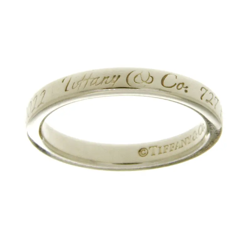 Tiffany & Co. Notes Narrow Band Ring In 18K Gold 1