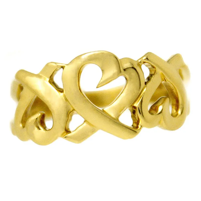Tiffany & Co. Paloma Picasso Loving Heart Ring – 18K Gold Design 1