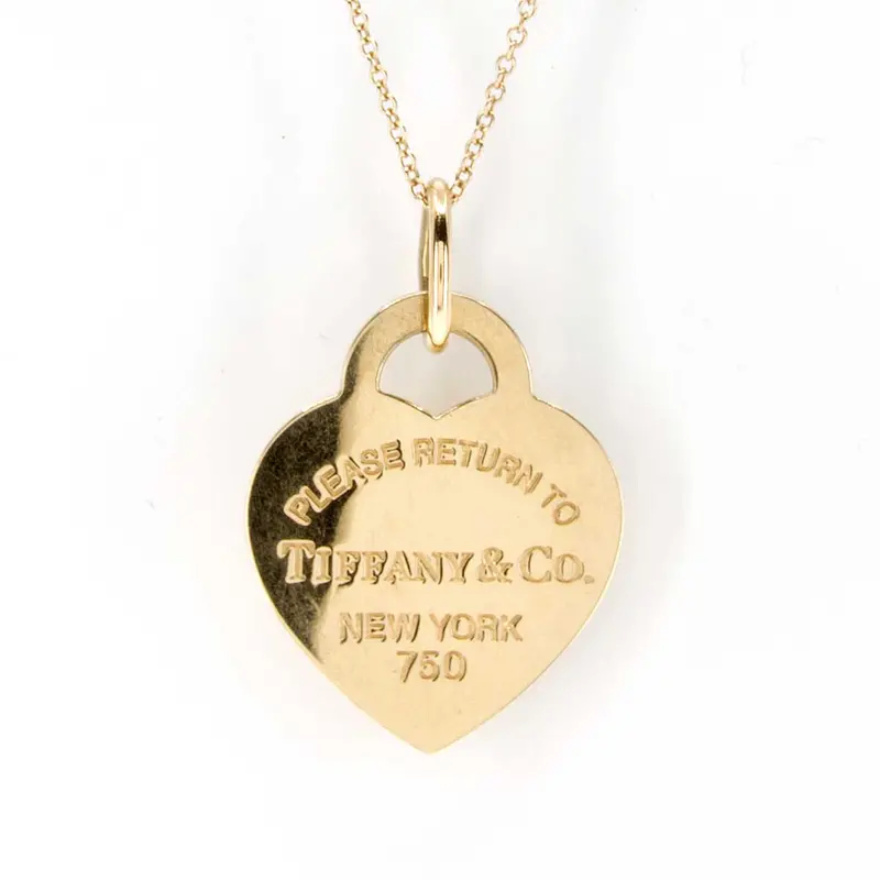 Tiffany & Co. Return To Tiffany Heart Charm Necklace – 18K Gold 1
