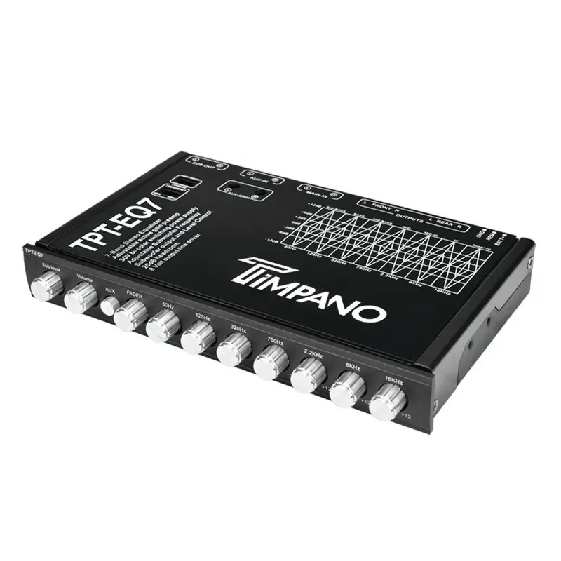 Timpano Tpt-Eq7 Seven-Band Graphic Equalizer For Precision Audio Tuning 1