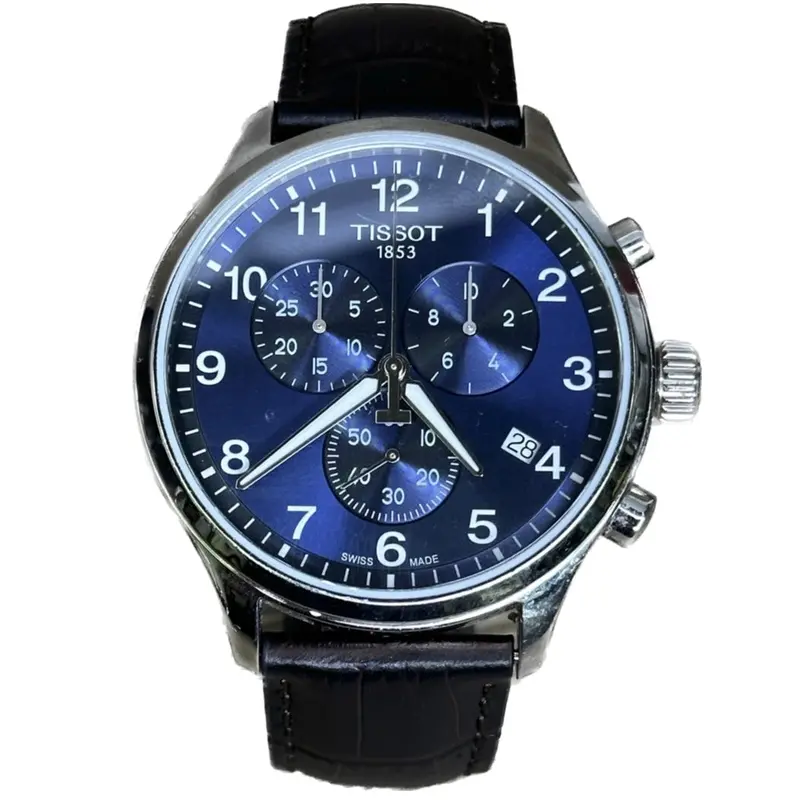 Tissot Chrono Xl Classic Chronograph – 45Mm Blue-Dial Edition 1