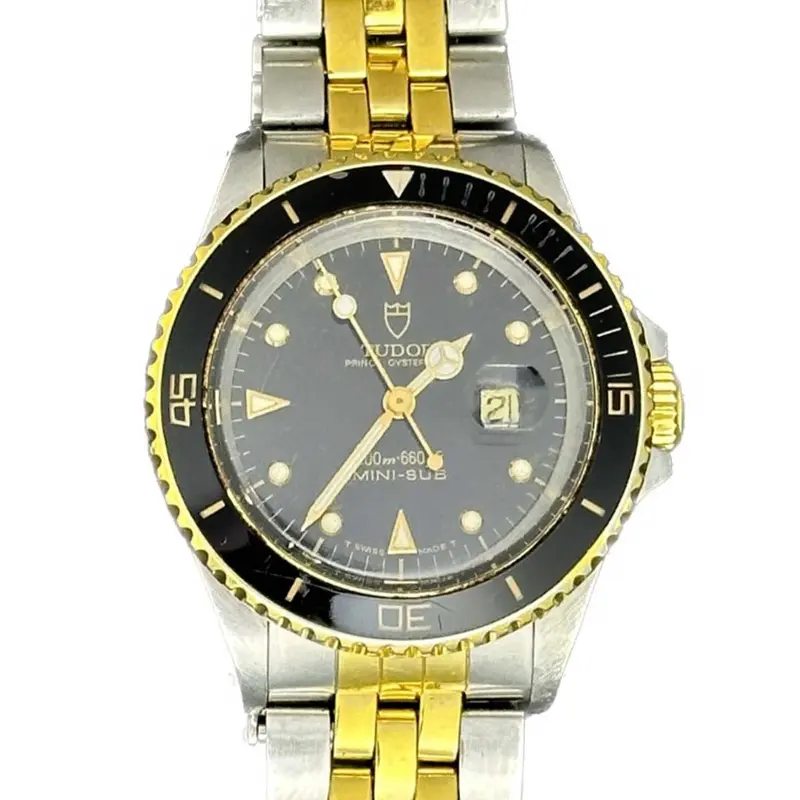 Tudor Mini-Submariner In Stainless Steel And 18K Gold – Black Dial 1
