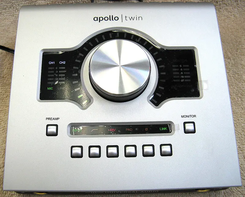 Universal Audio Apollo Twin Solo Usb Audio Interface 1