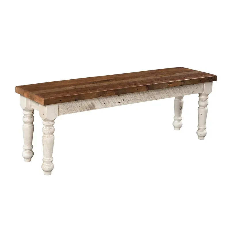 Urban Amish Reclaimed Wood Farmhouse Dining Bench 1